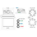 Moteur de translation pour pelle (9 + 9 trous) TOOMAT 27-IMER - IHI-35NX MTR-TOOMAT27-IMER - IHI-35NX