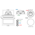 Moteur de translation pelle 10 à 14ton (30+21 trous) TOOMAT 38-HYUNDAI-ROBEX160LC-7 MTR-TOOMAT38-HYUNDAI-160LC-7