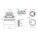 Moteur de translation pour mini pelle (9 + 9 trous) TOOMAT 39 MTR-TOOMAT39