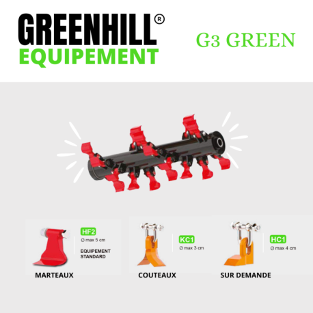 Outils pour épareuses G3 GREEN