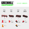 Broyeurs Hydrauliques GREENHILL -  (4 – 12 T) G9EU GREEN