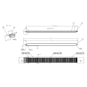 Paire de rampes alu longueur 870 mm (chargement jusqu'à 4,1t)