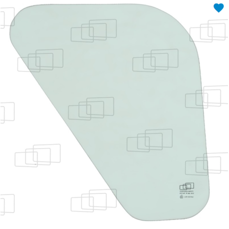 VITRE MAIN DROITE - 1/4 BASSE KUBOTA U35-4 (A PARTIR DE 2017) / KX033-4 KX037-4 KX040-4 KX042-4 (A PARTIR DE 2017) / U36-4 U4...