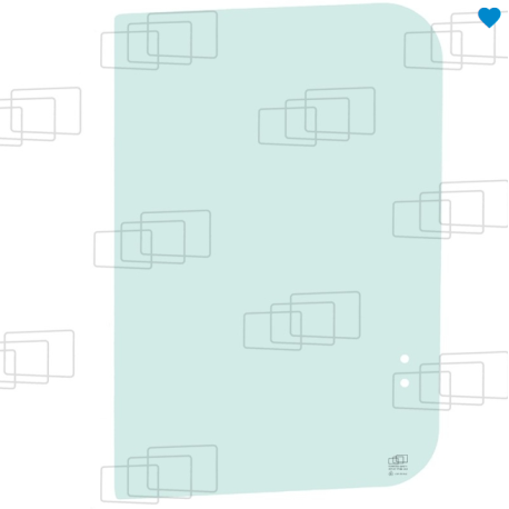 VITRE DROITE ARRIERE COULISSANTE KUBOTA KX057-4 (A PARTIR DE 2010) 067972F