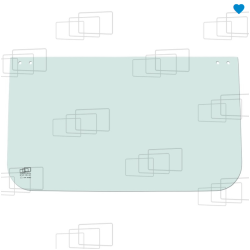 VITRE AVANT BASSE TAKEUCHI TB125 / B135 / TB145 / TB150 (DE 1998 A 2009) 054743H