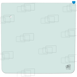 VITRE AVANT HAUTE AUSA MH55-2 / MH75-2 / MH35 / MH55 / MH75 055957E