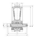 Roue folle TAKEUCHI TB108 UX028Z0F