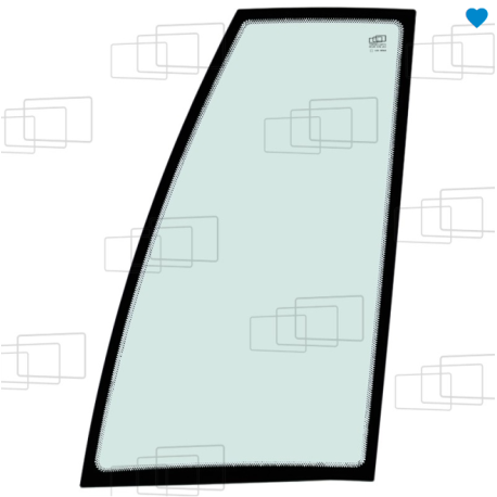 VITRE PORTE PARTIE HAUTE GAUCHE STANDARD IHI 28N 35N 40NX 45N 45NX 50VX 55N 55VX 60N 60V 65NX 65VX 80NX 80NX-3 80VX-3 168434A