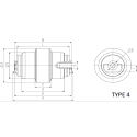 Galet supérieur MESSERSI M22U A009015