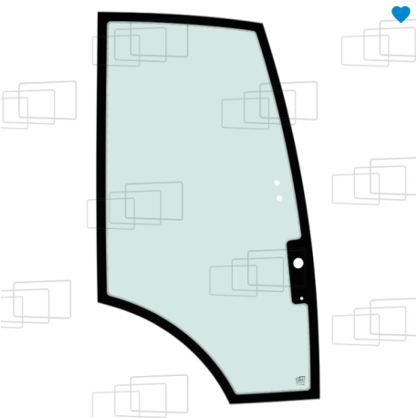 VITRE PORTE DROITE KOMATSU WB91R-2 WB93R-2 WB97R-2 (F20001 -) WB97S-2 (F10001 -) WB140-2 WB140PS-2 WB140-2N WB150-2 WB150AWS-...