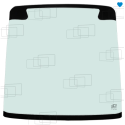 VITRE AVANT LIEBHERR L524 L528 L538 L542 L550 L556 L566 L576 (2+1 CAB) (A PARTIR DE 2006) 058819e