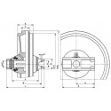 Roue folle FIAT HITACHI FH22,2 UX030Z1E-FIATHITACHI