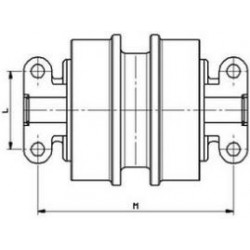 Galet inférieur ATLAS TEREX 805R / TC75 UF112E0E-ATLAS