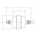 Galet inférieur NEUSON 3000 / 3402 / 3402RD FORCE / 3602 / 3602RD / 3602RDV UF026Z0C-NEUSON1