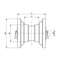 Galet inférieur KUBOTA U27 / U25-3 / U30-3 / U303 / U35-3 UF082Z0A-KUBOTA1