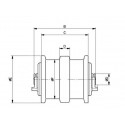 Galet inférieur KOBELCO SK030,2 / SK035 / SK035,2 / SK30UR2 UF086Z1A-KOBELCO1