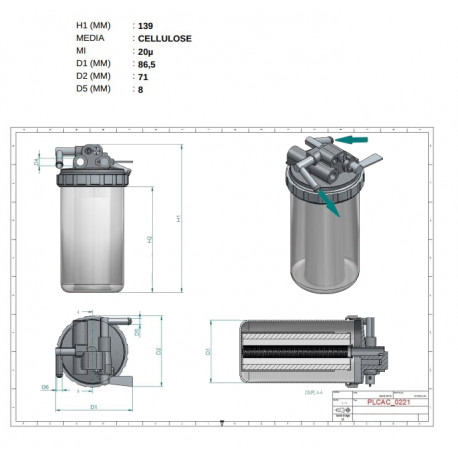 PORTE FILTRE KOBELCO SK25-SR SPE2