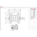 Galet inférieur KUBOTA U27 / U25-3 / U30-3 / U303 / U35-3 UF082Z0A-KUBOTA1