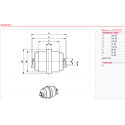 Galet inférieur KOMATSU PC50MR / PC50UU / PC55MR / PC58UU UF037Z0C-KOMATSU1